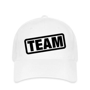 team - Casquette Flexfit - blanc - Devant
