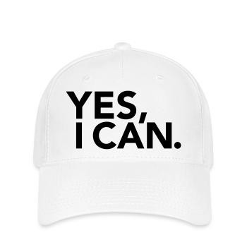 Yes, I Can - Flexfit Cap - white - Front