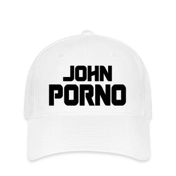John Porno - Flexfit Cap - Weiß - Vorne