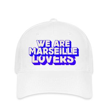 we are lovers of Marseille - Flexfit Cap - white - Front