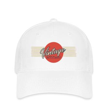 Vintage attitude - Casquette Flexfit - blanc - Devant