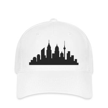 Night City Skyline Skyline - Flexfit Cap - white - Front