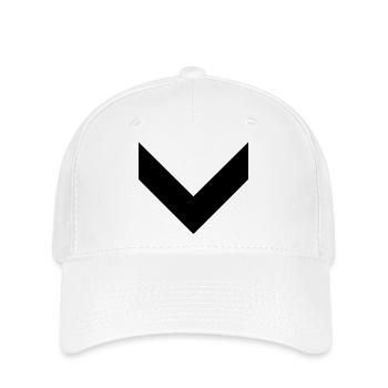 rank military army - Flexfit Cap - Weiß - Vorne