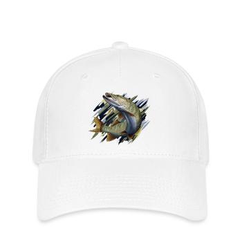 Hecht - Flexfit Cap - Weiß - Vorne