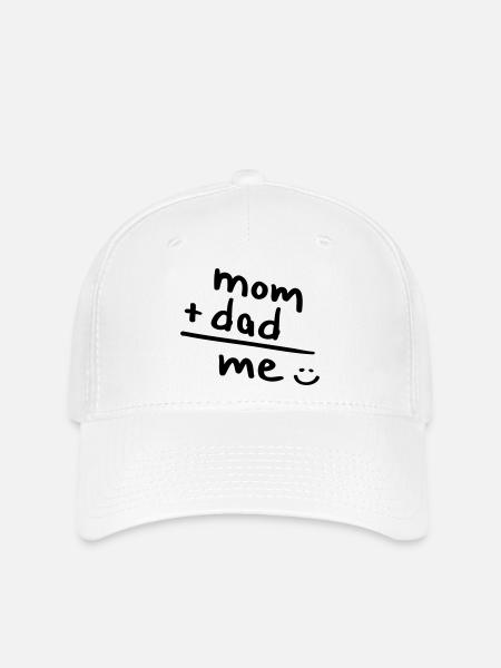 mom_dad_me__f1 - Flexfit Cap - Weiß