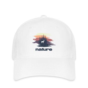 Nature - Flexfit Cap - Weiß - Vorne