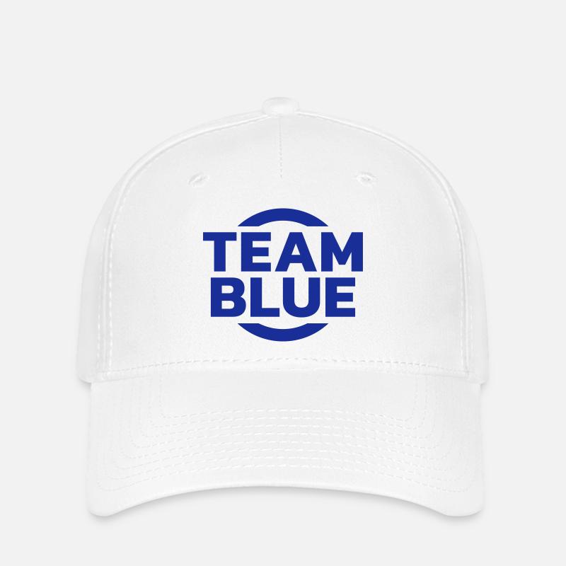 Team Blue - Casquette Flexfit - blanc