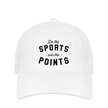 Do The Sports Win The Points - Flexfit Cap - white - Front