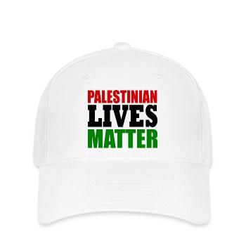 palestinian lives matter - Casquette Flexfit - blanc - Devant