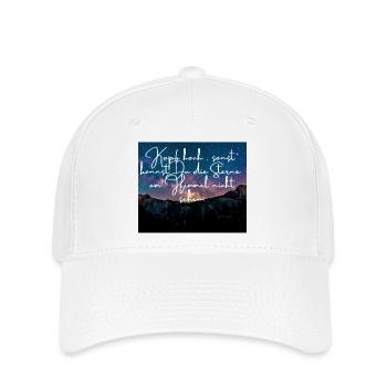 Kopf hoch - Flexfit Cap - Weiß - Vorne