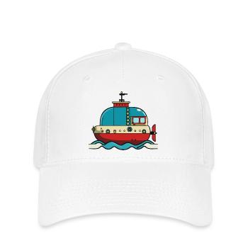 Sous-marin - Casquette Flexfit - blanc - Devant