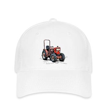 Tracteur à voie étroite Tracteur - Casquette Flexfit - blanc - Devant