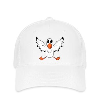 Möwe, nordsee, Vogel - Flexfit Cap - Weiß - Vorne