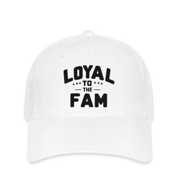 Loyal to the Fam - Flexfit Cap - white - Front