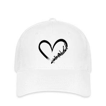 Schach Schachspieler schachmatt Schach-Liebe - Flexfit Cap - Weiß - Vorne