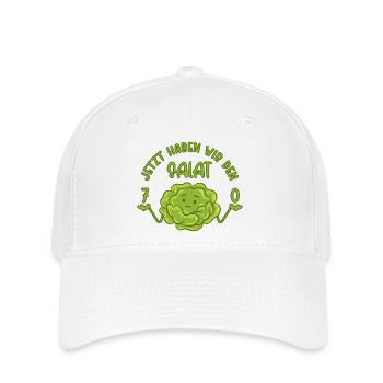 70. Geburtstag - Jetzt haben wir den Salat 70 - Flexfit Cap - Weiß - Vorne