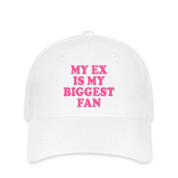Mon ex est mon plus grand fan - Casquette Flexfit - blanc - Devant