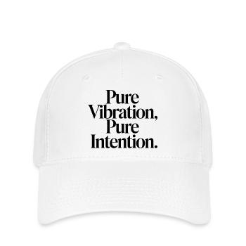 Pure vibrations, clear intentions - Flexfit Cap - white - Front