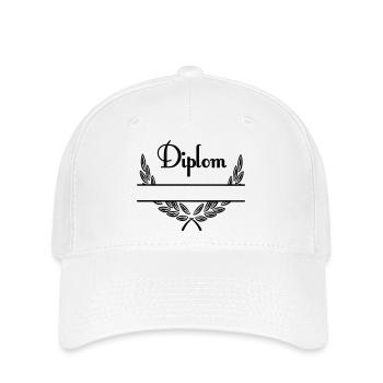 Diplom – Espace de noms - Casquette Flexfit - blanc - Devant