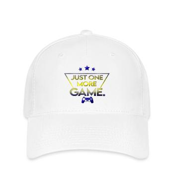 Gameplayer Just one more game - Flexfit Cap - white - Front