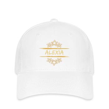 Geschenk für Alexia - Flexfit Cap - Weiß - Vorne