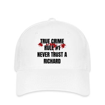 True Crime Richard - Flexfit Cap - Weiß - Vorne
