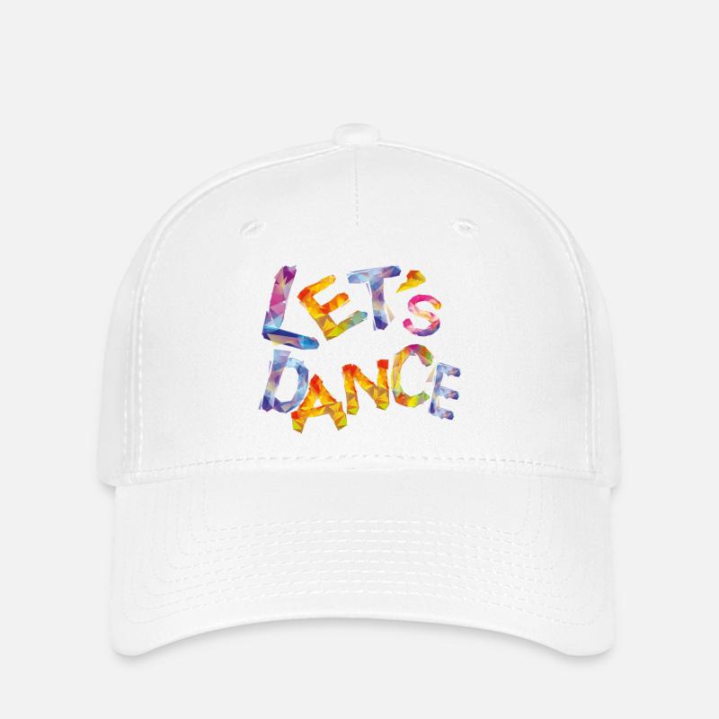 Dancing Letters - Flexfit Cap - white