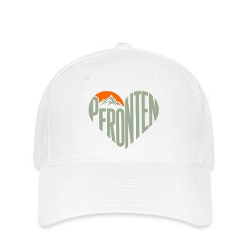 Pfronten Bergherz Panorama - Casquette Flexfit - blanc - Devant