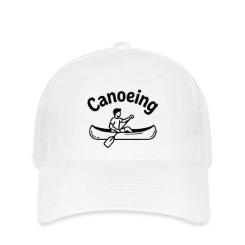 Kanufahren - Flexfit Cap - Weiß - Vorne