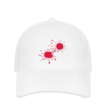 Blut - Flexfit Cap - Weiß - Vorne