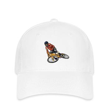 Mountainbike - Flexfit Cap - white - Front