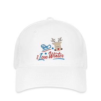 Winter - Flexfit Cap - Weiß - Vorne