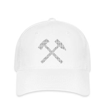 Bonne chance - Casquette Flexfit - blanc - Devant