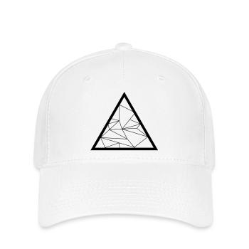 Dreieck - Flexfit Cap - Weiß - Vorne