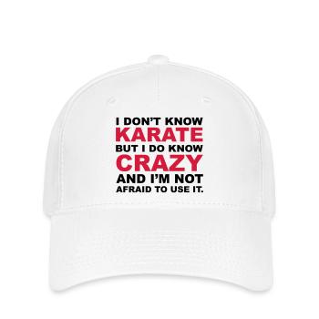 Crazy - Flexfit Cap - white - Front