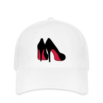 high_heels - Flexfit Cap - Weiß - Vorne