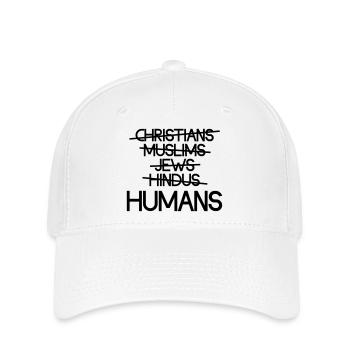 humans - Flexfit Cap - Weiß - Vorne