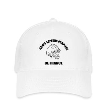 Jeunes Sapeurs Pompiers de France - Casquette Flexfit - blanc - Devant