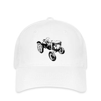 Traktor - Flexfit Cap - Weiß - Vorne