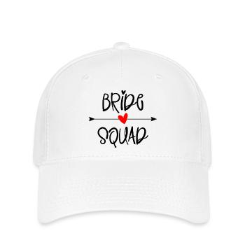 Bride Squad - Flexfit Cap - white - Front