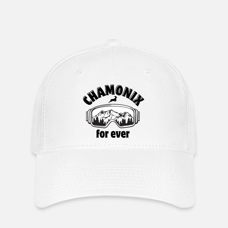 Skiing, snowboarding, ski resort - Flexfit Cap - white