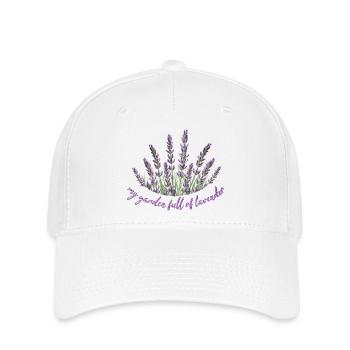 Lavender Lavendel - Flexfit Cap - Weiß - Vorne