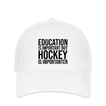 Hockey - Flexfit Cap - Weiß - Vorne