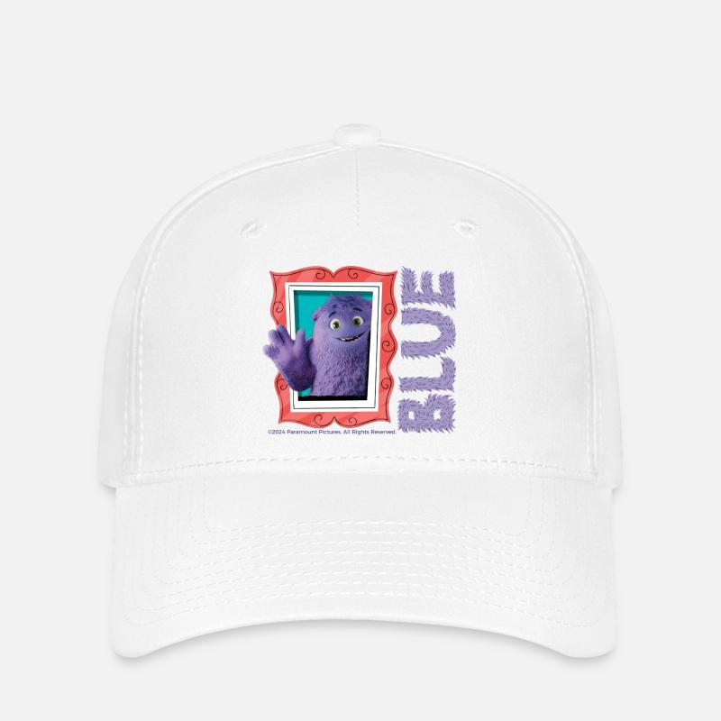 IF: Blue - Flexfit Cap - Weiß