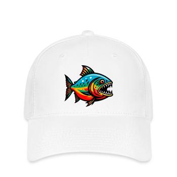 Piranha - Flexfit Cap - white - Front