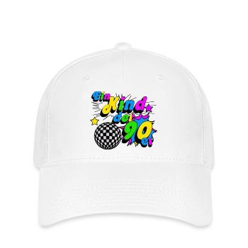90er Party , Mottoparty , 90er Kind (25) - Flexfit Cap - Weiß - Vorne