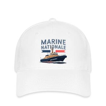 Marine Nationale - Casquette Flexfit - blanc - Devant