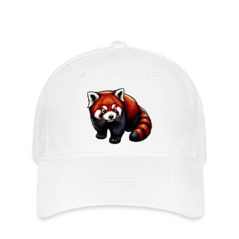 Kleiner Panda - Flexfit Cap - Weiß - Vorne