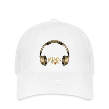 Earphone - Flexfit Cap - white - Front