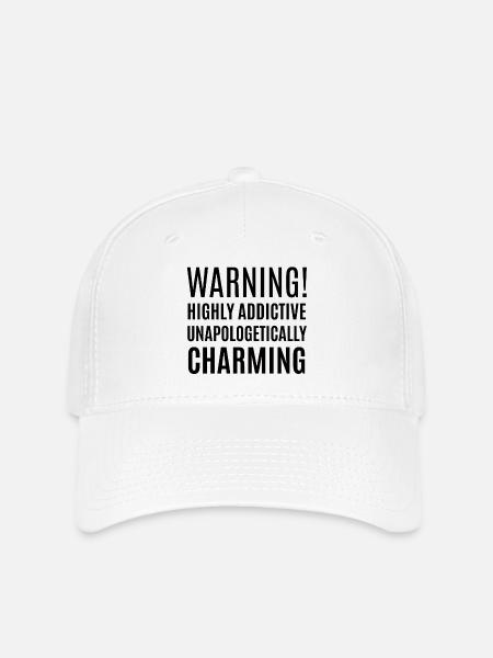 Lustige Zitate - Flexfit Cap - Weiß
